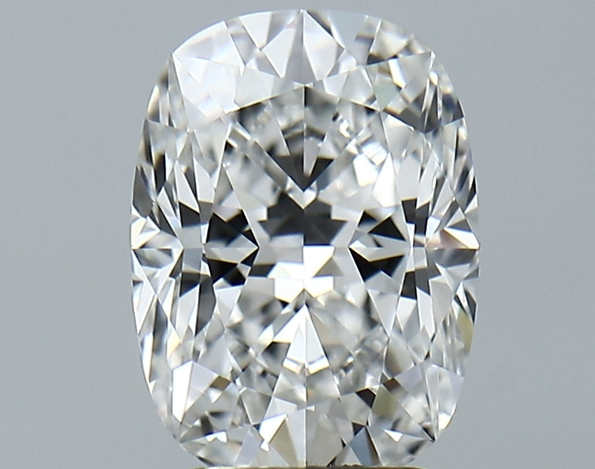 Lab-Grown 2.76 Carat Cushion Brilliant Diamond color E Clarity VVS2, precious stones, engagement diamonds