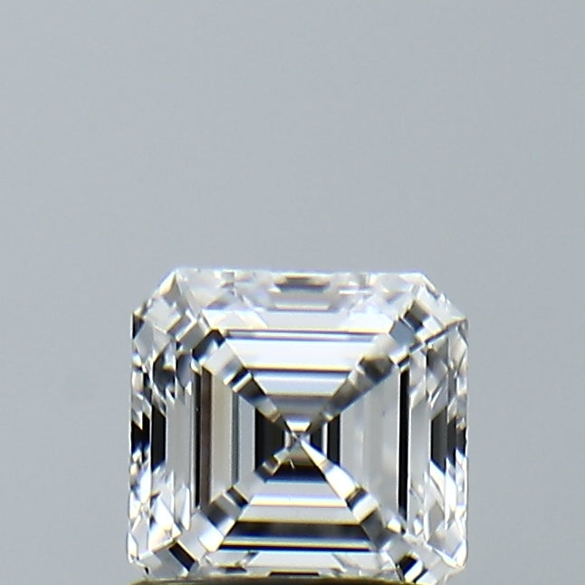 Lab-Grown 1.00 Carat Asscher Cut Diamond color D Clarity VVS2, precious stones, engagement diamonds