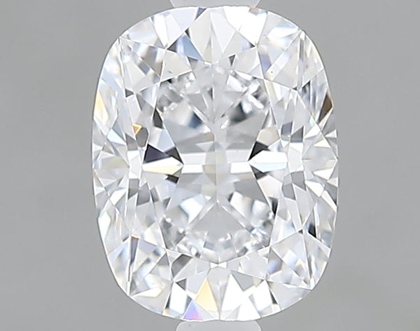 Lab-Grown 1.06 Carat Cushion Brilliant Diamond color D Clarity VS2, precious stones, engagement diamonds