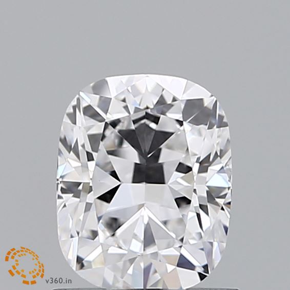 Lab-Grown 1.04 Carat Cushion Modified Brilliant Cut Diamond color D Clarity VS1 With GIA Certificate, precious stones, engagement diamonds