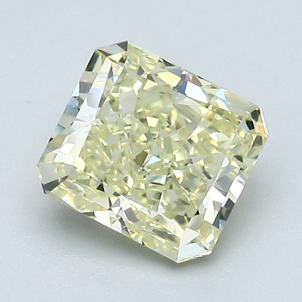 1.30 Carat Radiant Cut Natural Mined Diamond Fancy Light  Yellow Color VS1 Clarity With GIA Certificate, natural diamonds, precious stones, engagement diamonds