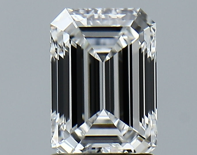 Lab-Grown 1.50 Carat Emerald Cut Diamond color D Clarity VVS2, precious stones, engagement diamonds