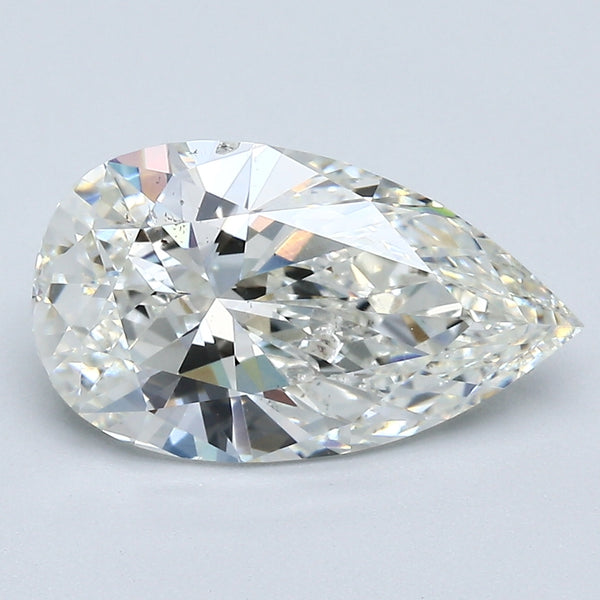 3.01 Carat Pear Shape Natural Mined Diamond I Color SI2 Clarity With GIA Certificate, natural diamonds, precious stones, engagement diamonds