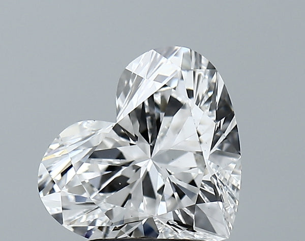 Lab-Grown 2.08 Carat Heart Shape Diamond color E Clarity VS1 With GIA Certificate, precious stones, engagement diamonds
