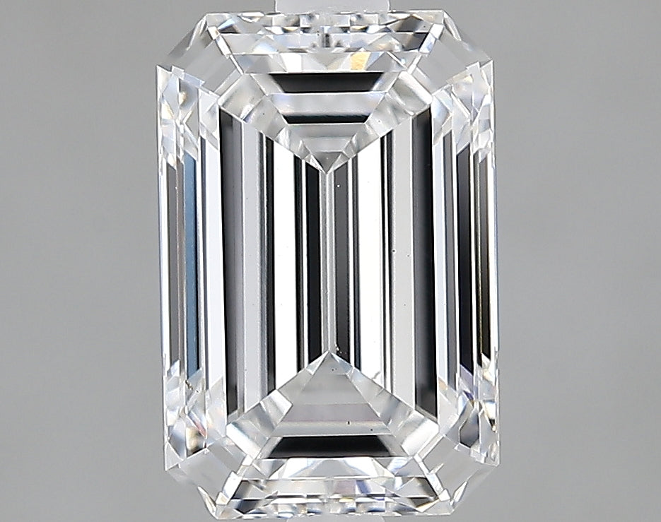 Lab-Grown 2.12 Carat Emerald Cut Diamond color E Clarity VS1, precious stones, engagement diamonds
