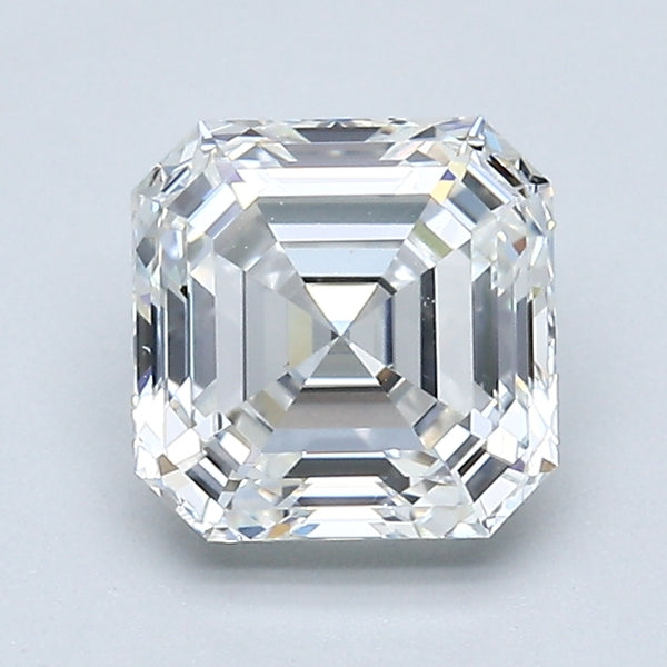 1.52 Carat Asscher Cut Natural Mined Diamond H Color VS1 Clarity With GIA Certificate, natural diamonds, precious stones, engagement diamonds