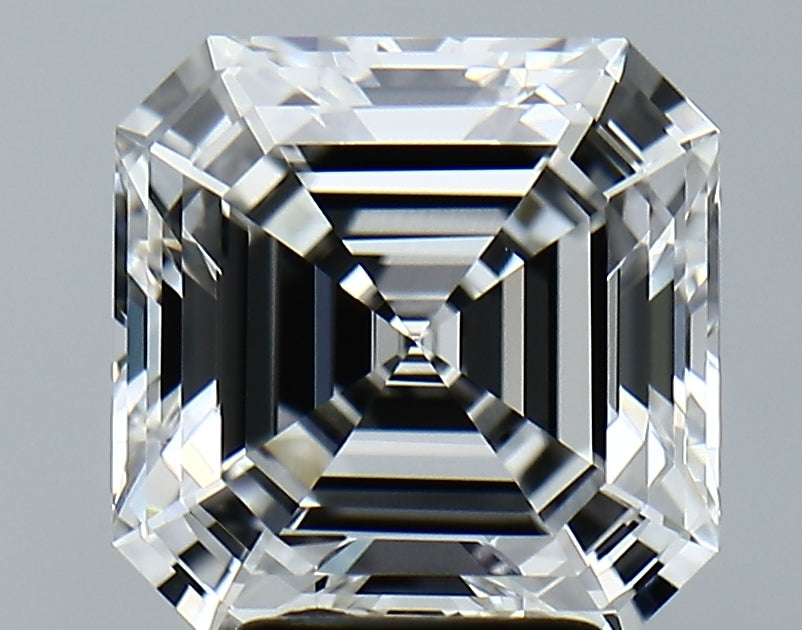 Lab-Grown 3.94 Carat Asscher Cut Diamond color E Clarity VVS2, precious stones, engagement diamonds