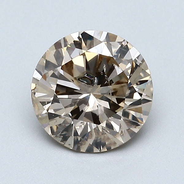 1.07 Carat Round Brilliant Natural Mined Diamond Y Color I2 Clarity With GIA Certificate, natural diamonds, precious stones, engagement diamonds