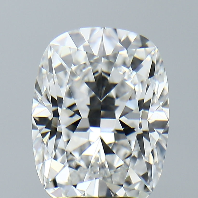 Lab-Grown 3.26 Carat Cushion Brilliant Diamond color E Clarity VS1, precious stones, engagement diamonds