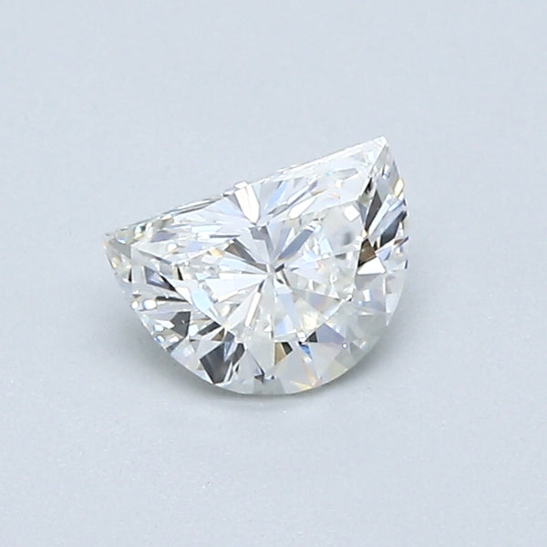 0.39 Carat Half Moon Shape Natural Mined Diamond H Color VVS2 Clarity With GIA Certificate, natural diamonds, precious stones, engagement diamonds