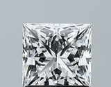 Lab-Grown 1.32 Carat Princess Cut Diamond color E Clarity VS1 With GIA Certificate, precious stones, engagement diamonds