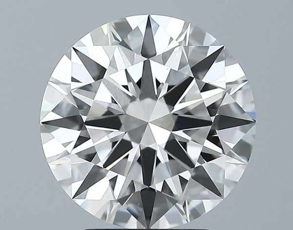Lab-Grown 3.71 Carat Round Brilliant Diamond color E Clarity VVS2 With GIA Certificate, precious stones, engagement diamonds