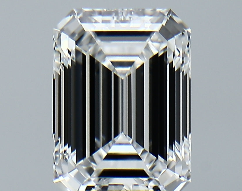 Lab-Grown 3.02 Carat Emerald Cut Diamond color E Clarity VVS1, precious stones, engagement diamonds