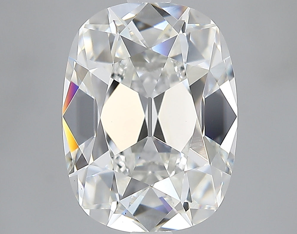 Lab-Grown 2.76 Carat Antique Cushion Cut Diamond color E Clarity VVS2, precious stones, engagement diamonds