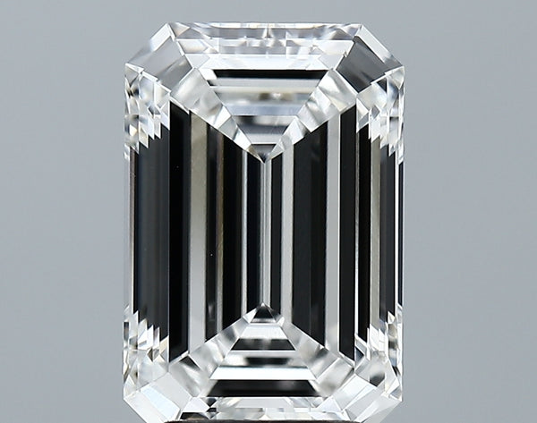 Lab-Grown 4.08 Carat Emerald Cut Diamond color E Clarity VVS2 With GIA Certificate, precious stones, engagement diamonds