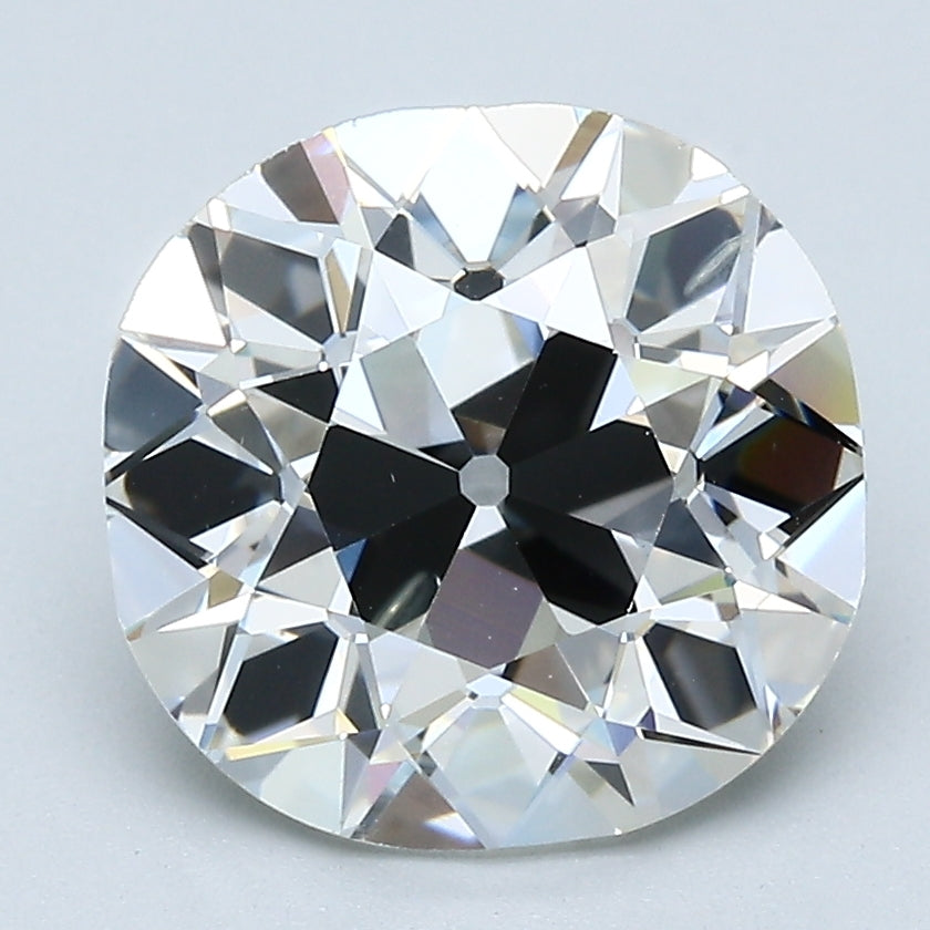 3.68 Carat Old Miner Cut Estate Natural Mined Diamond I Color SI2 Clarity With GIA Certificate, natural diamonds, precious stones, engagement diamonds