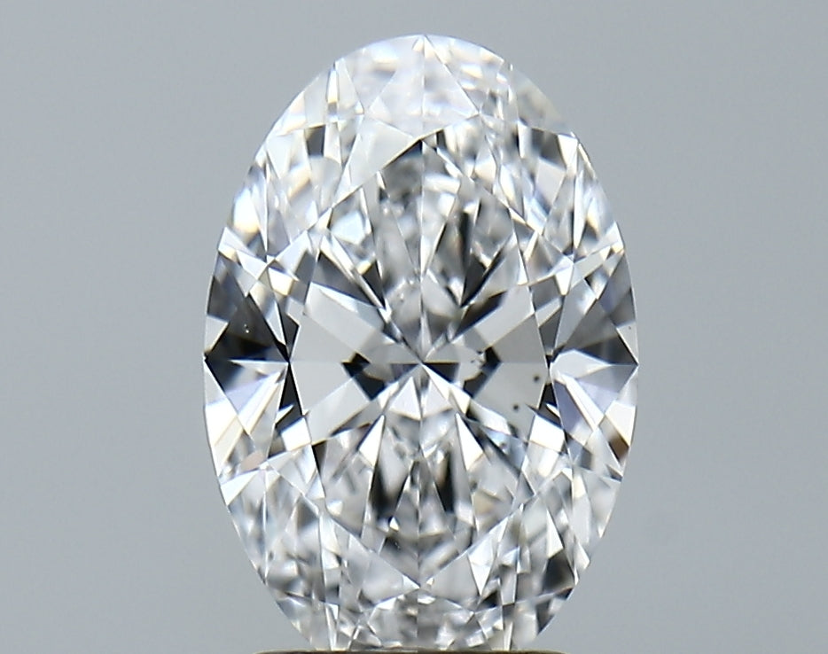 Lab-Grown 2.22 Carat Oval Shape Diamond color D Clarity VVS2 With GIA Certificate, precious stones, engagement diamonds