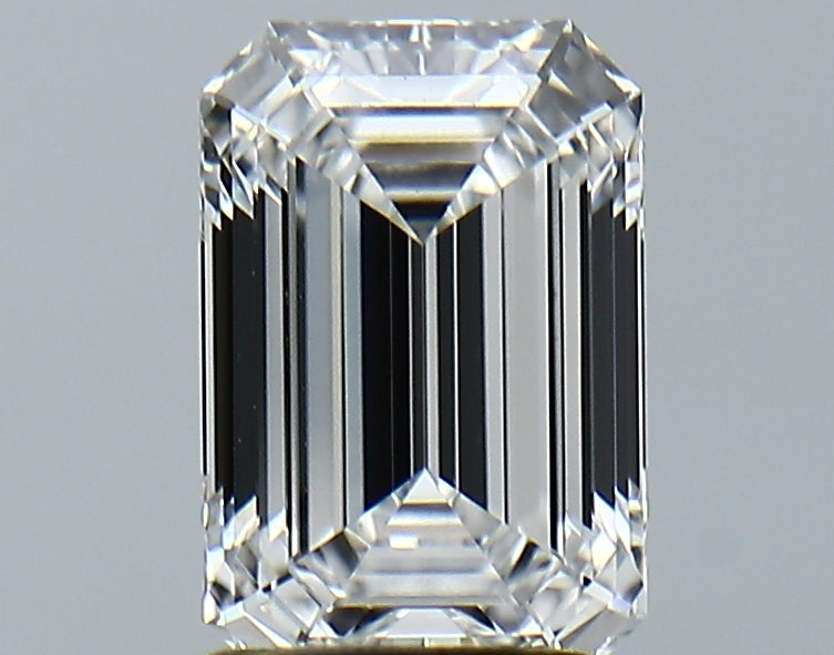 Lab-Grown 2.04 Carat Emerald Cut Diamond color E Clarity VS1 With GIA Certificate, precious stones, engagement diamonds