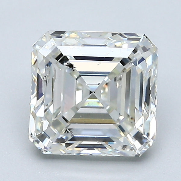 2.03 Carat Asscher Cut Natural Mined Diamond J Color SI2 Clarity With GIA Certificate, natural diamonds, precious stones, engagement diamonds