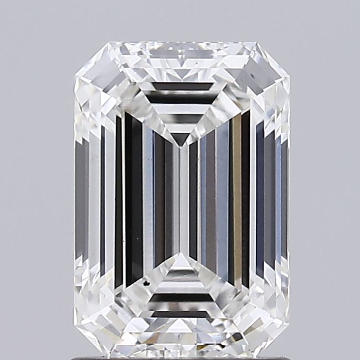 Lab-Grown 1.54 Carat Emerald Cut Diamond color G Clarity SI1 With GIA Certificate, precious stones, engagement diamonds