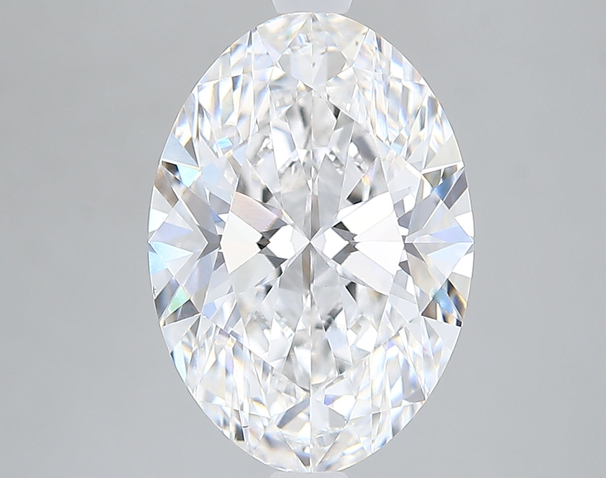 Lab-Grown 3.41 Carat Oval Shape Diamond color E Clarity VS2 With GIA Certificate, precious stones, engagement diamonds