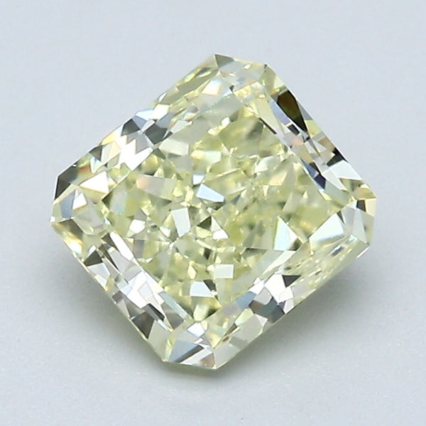 1.31 Carat Radiant Cut Natural Mined Diamond Fancy Light  Yellow Color VS1 Clarity With GIA Certificate, natural diamonds, precious stones, engagement diamonds