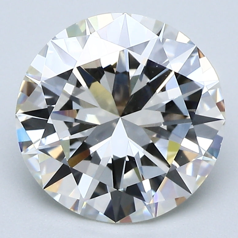 2.62 Carat Round Brilliant Natural Mined Diamond J Color VVS2 Clarity With GIA Certificate, natural diamonds, precious stones, engagement diamonds