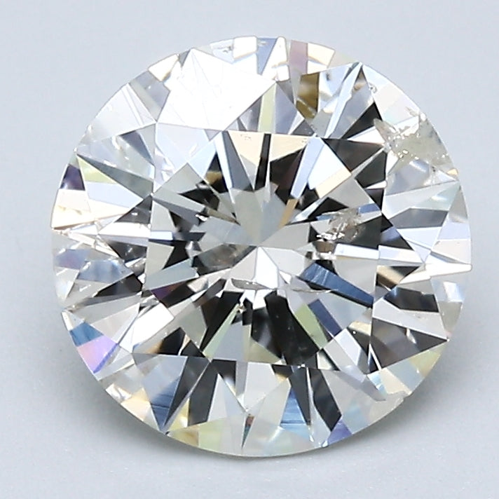 2.15 Carat Round Brilliant Natural Mined Diamond J Color I1 Clarity With GIA Certificate, natural diamonds, precious stones, engagement diamonds