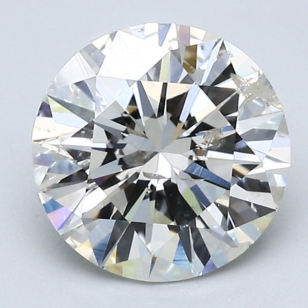 2.15 Carat Round Brilliant Natural Mined Diamond J Color I1 Clarity With GIA Certificate, natural diamonds, precious stones, engagement diamonds