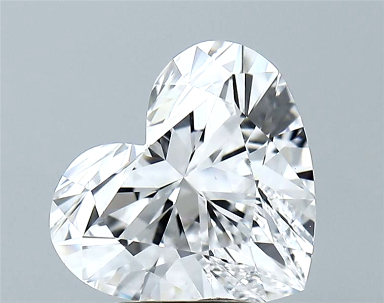 Lab-Grown 2.81 Carat Heart Shape Diamond color E Clarity VS1 With GIA Certificate, precious stones, engagement diamonds