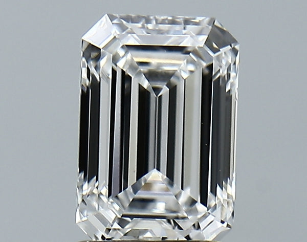 Lab-Grown 1.85 Carat Emerald Cut Diamond color E Clarity VVS1, precious stones, engagement diamonds