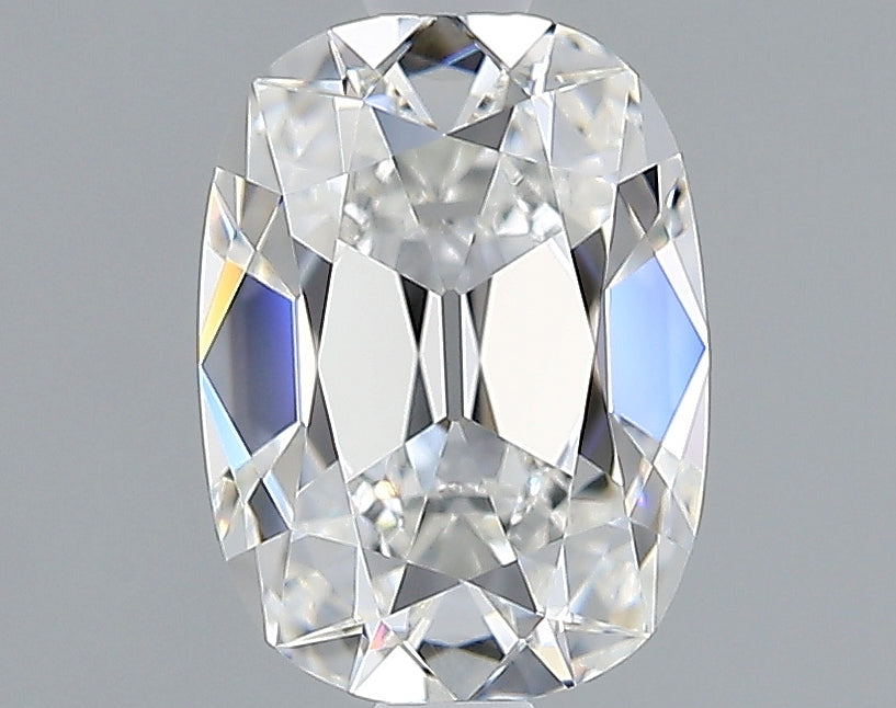 Lab-Grown 1.37 Carat Antique Cushion Cut Diamond color E Clarity VVS2, precious stones, engagement diamonds