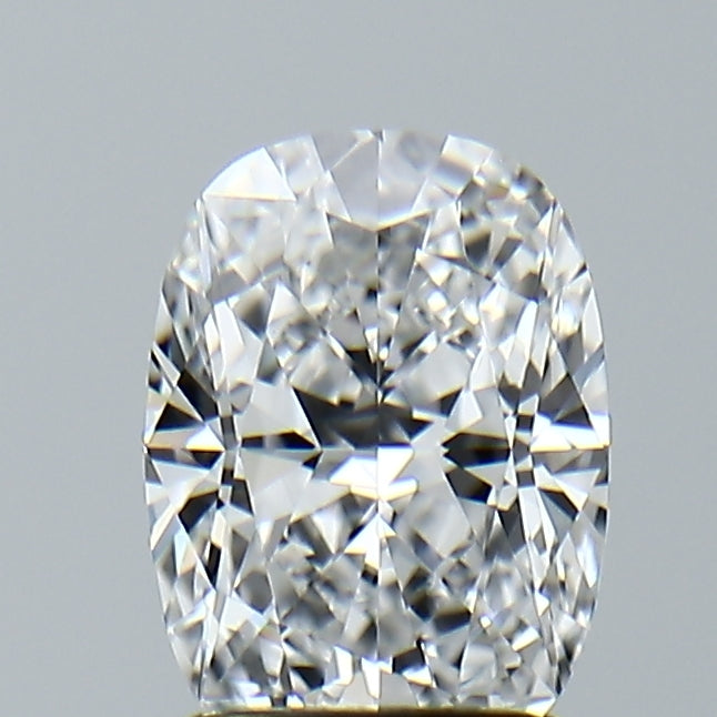Lab-Grown 1.61 Carat Cushion Brilliant Diamond color D Clarity VVS2, precious stones, engagement diamonds