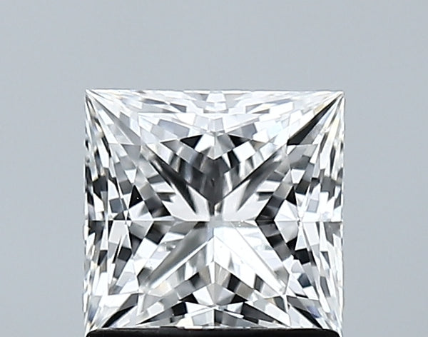 Lab-Grown 1.22 Carat Princess Cut Diamond color E Clarity VS1 With GIA Certificate, precious stones, engagement diamonds