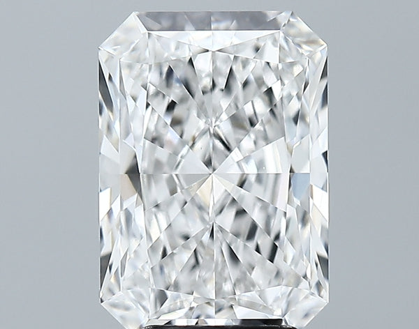 Lab-Grown 3.65 Carat Radiant Cut Diamond color E Clarity VVS2 With GIA Certificate, precious stones, engagement diamonds