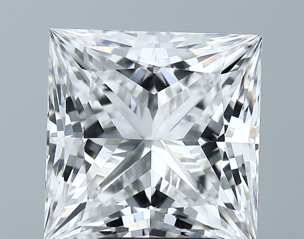 Lab-Grown 4.65 Carat Princess Cut Diamond color D Clarity VS1 With GIA Certificate, precious stones, engagement diamonds