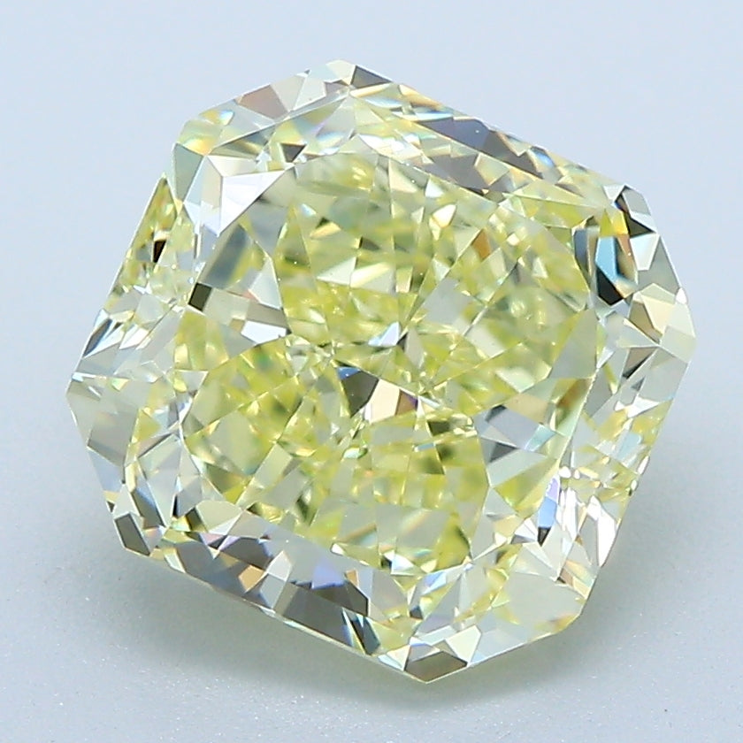 3.53 Carat Radiant Cut Natural Mined Diamond Fancy  Yellow Color IF Clarity With GIA Certificate, natural diamonds, precious stones, engagement diamonds