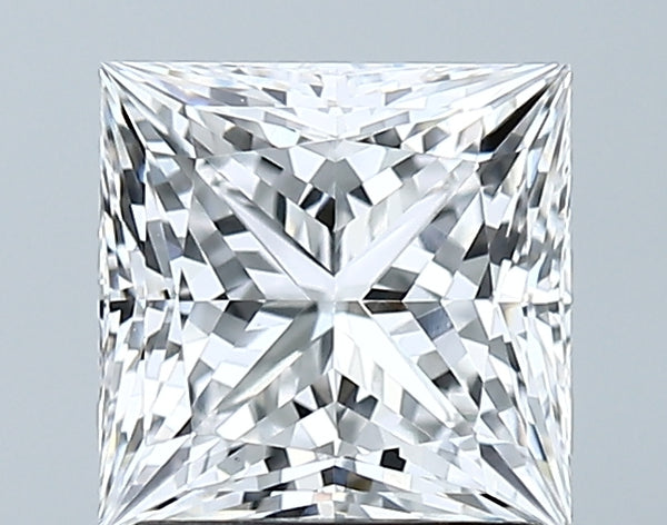 Lab-Grown 1.78 Carat Princess Cut Diamond color E Clarity VS1 With GIA Certificate, precious stones, engagement diamonds