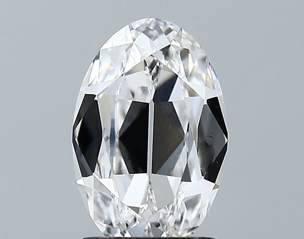 Lab-Grown 1.93 Carat Antique Oval Shape Diamond color E Clarity VVS2 With GIA Certificate, precious stones, engagement diamonds