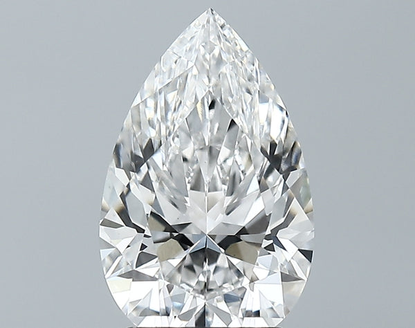 Lab-Grown 2.49 Carat Pear Shape Diamond color D Clarity VS1, precious stones, engagement diamonds