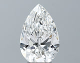 Lab-Grown 3.50 Carat Pear Shape Diamond color F Clarity VS1 With GIA Certificate, precious stones, engagement diamonds