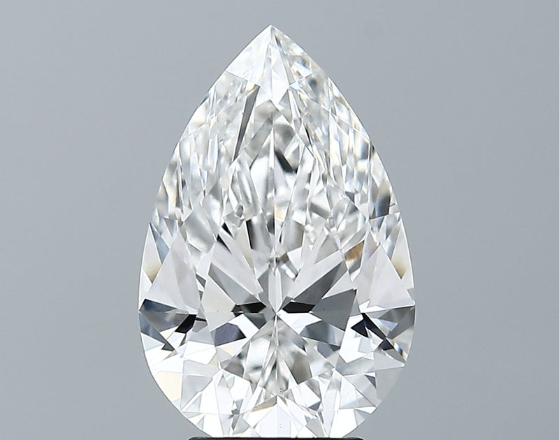 Lab-Grown 3.50 Carat Pear Shape Diamond color F Clarity VS1 With GIA Certificate, precious stones, engagement diamonds