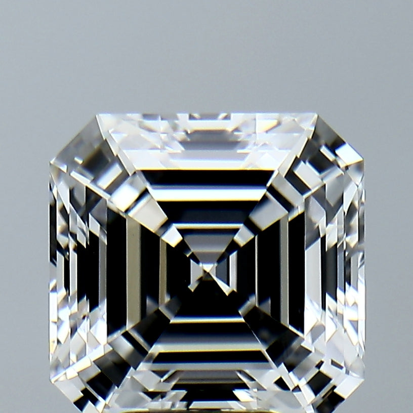 Lab-Grown 4.41 Carat Asscher Cut Diamond color D Clarity VVS2, precious stones, engagement diamonds