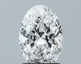 Lab-Grown 1.50 Carat Oval Shape Diamond color E Clarity VS1 With GIA Certificate, precious stones, engagement diamonds