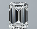 Lab-Grown 1.72 Carat Emerald Cut Diamond color E Clarity VS2 With GIA Certificate, precious stones, engagement diamonds