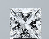 Lab-Grown 1.70 Carat Princess Cut Diamond color E Clarity VVS2 With GIA Certificate, precious stones, engagement diamonds