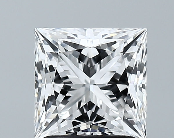 Lab-Grown 1.70 Carat Princess Cut Diamond color E Clarity VVS2 With GIA Certificate, precious stones, engagement diamonds