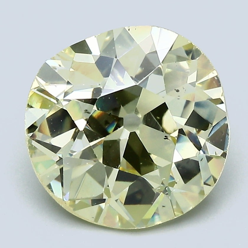 4.17 Carat Old European Cut Diamond FANCY YELLOW-SI1 Art Deco Bridal GIA Certified, natural diamonds, precious stones, engagement diamonds