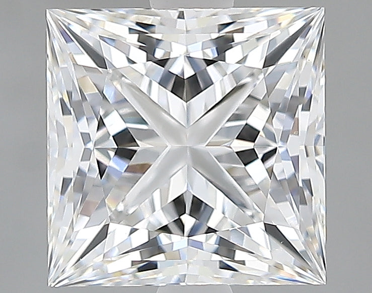Lab-Grown 2.13 Carat Princess Cut Diamond color E Clarity VVS2, precious stones, engagement diamonds