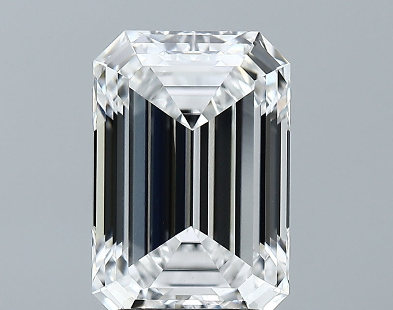 Lab-Grown 3.55 Carat Emerald Cut Diamond color E Clarity VVS2 With GIA Certificate, precious stones, engagement diamonds